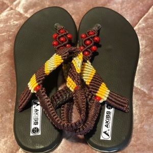 Handwoven Beaded Sandal
